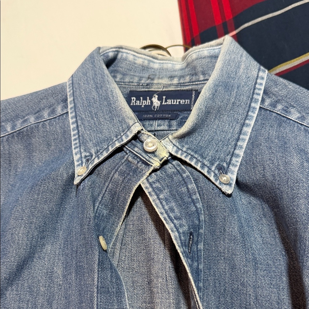 Ralph Lauren Classic Blue Denim Shirt